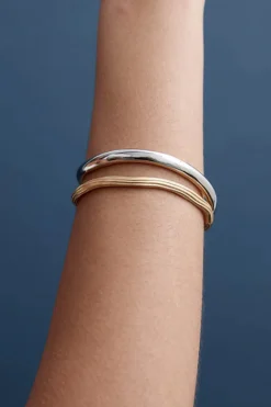 Bracelets-HUSK Reliquia Fletch Bracelet - Silver & Gold Silver&Gold
