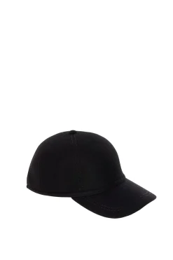 Hats & Headpieces-HUSK Sarah J Curtis Baseball Cap - Black