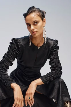 Earrings-HUSK Silvia Gnecchi Mariu Earring - Gold