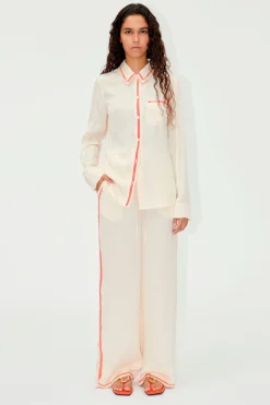 Pants-HUSK Stine Goya Emi Pant - Tangerine
