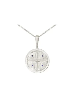 Necklaces-HUSK Temple Of The Sun Atlas Necklace - Silver