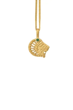 Necklaces-HUSK Temple Of The Sun Babylon Necklac - Gold