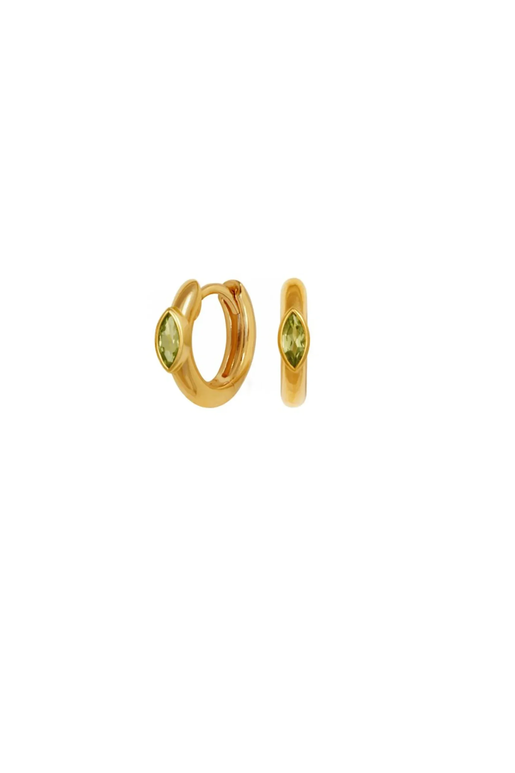 Earrings-HUSK Temple Of The Sun Chrysalis Earri - Peridot