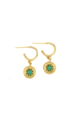 Earrings-HUSK Temple Of The Sun Cora Earring - Gold