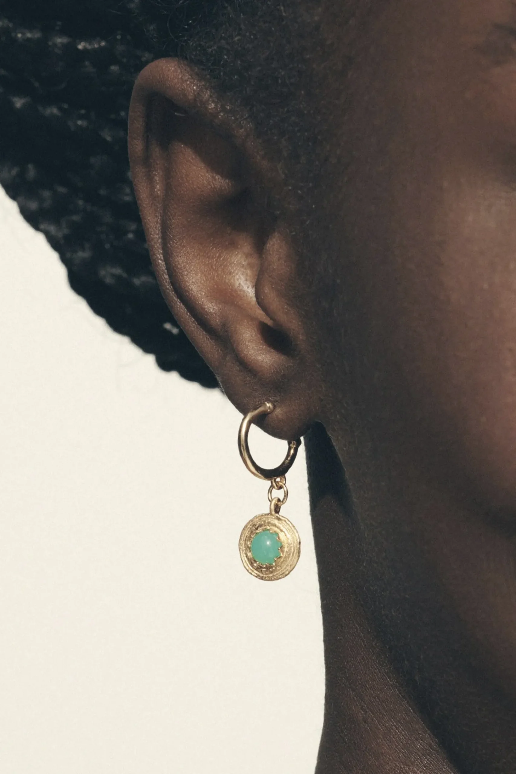 Earrings-HUSK Temple Of The Sun Cora Earring - Gold