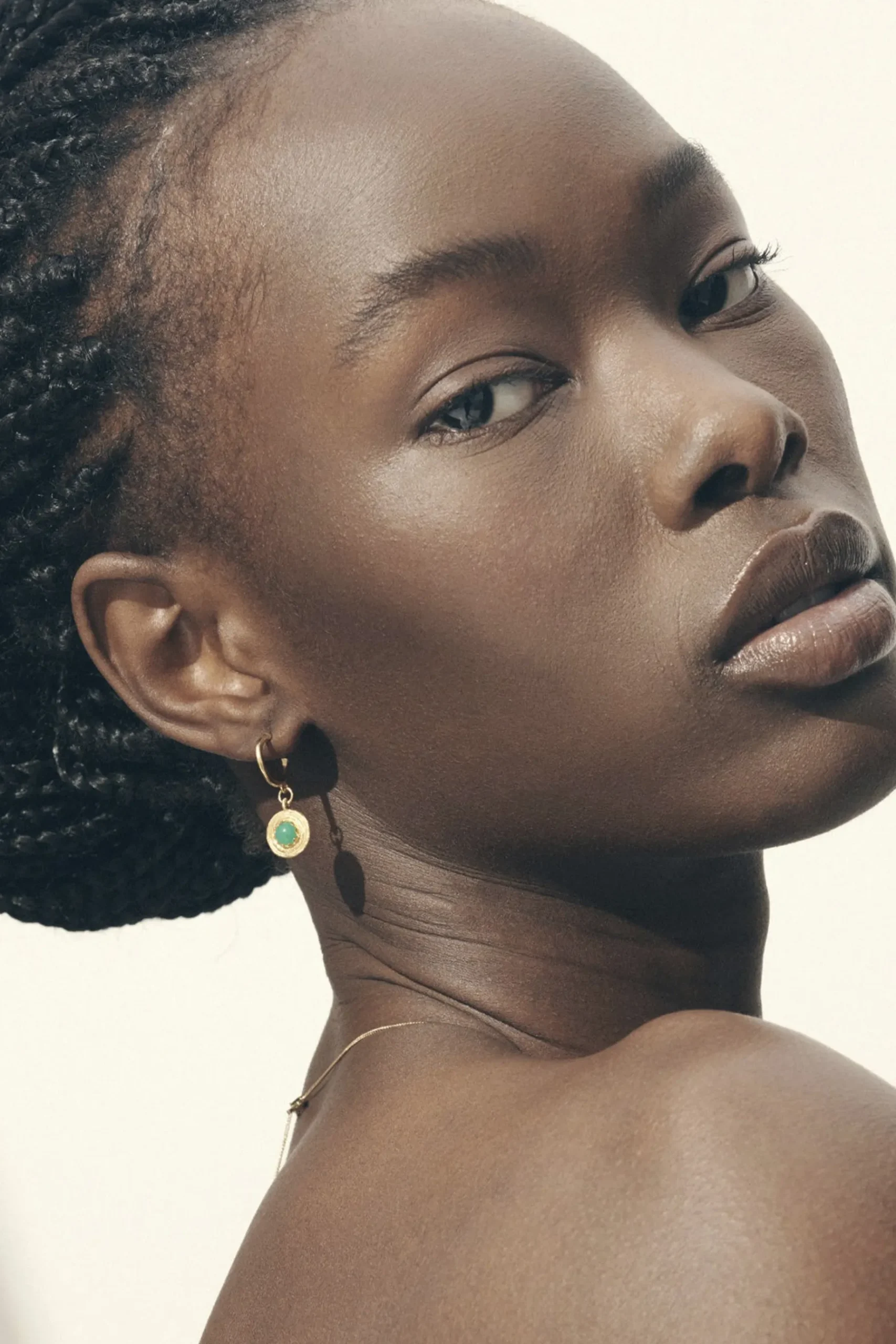 Earrings-HUSK Temple Of The Sun Cora Earring - Gold