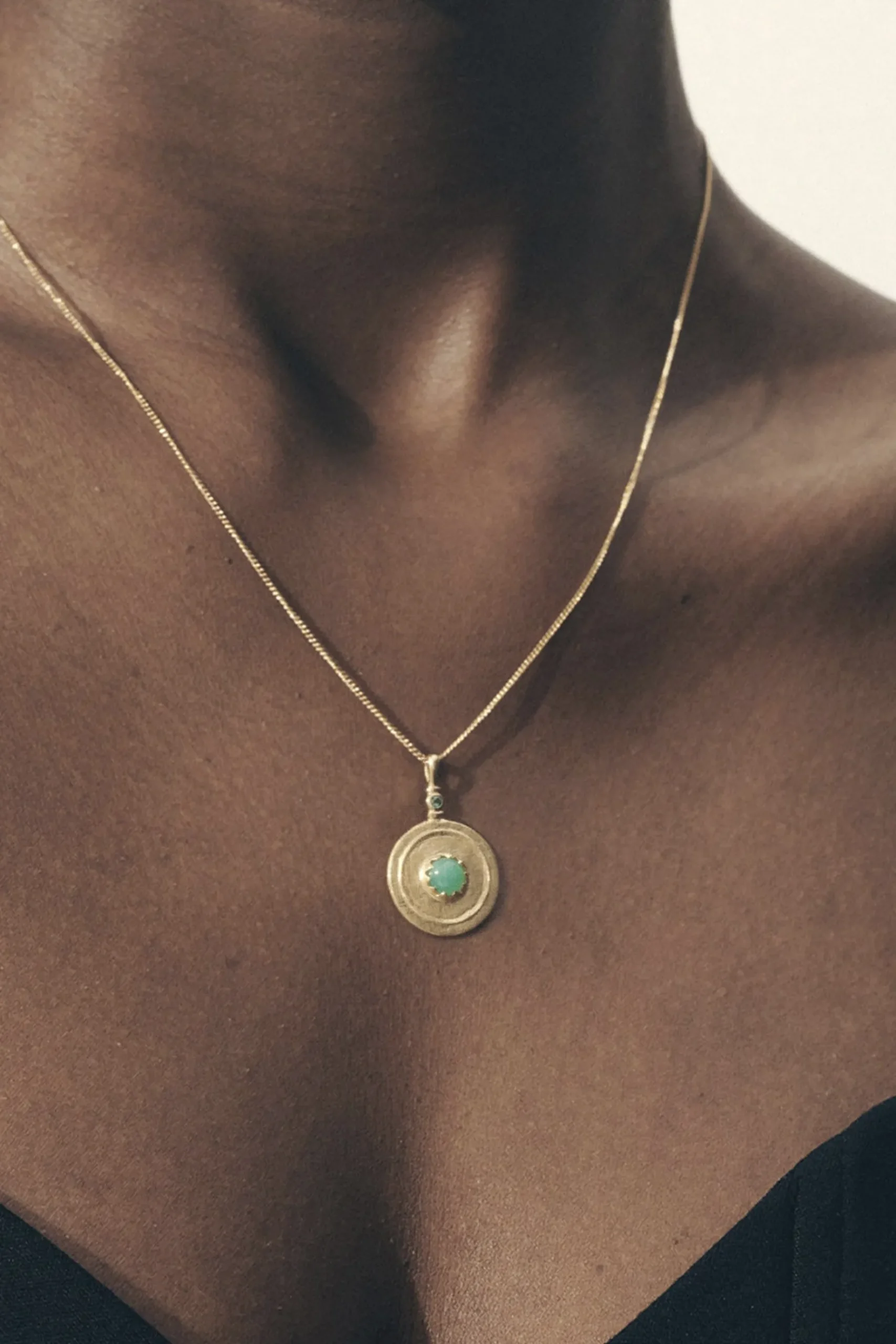 Necklaces-HUSK Temple Of The Sun Cora Necklace - Gold