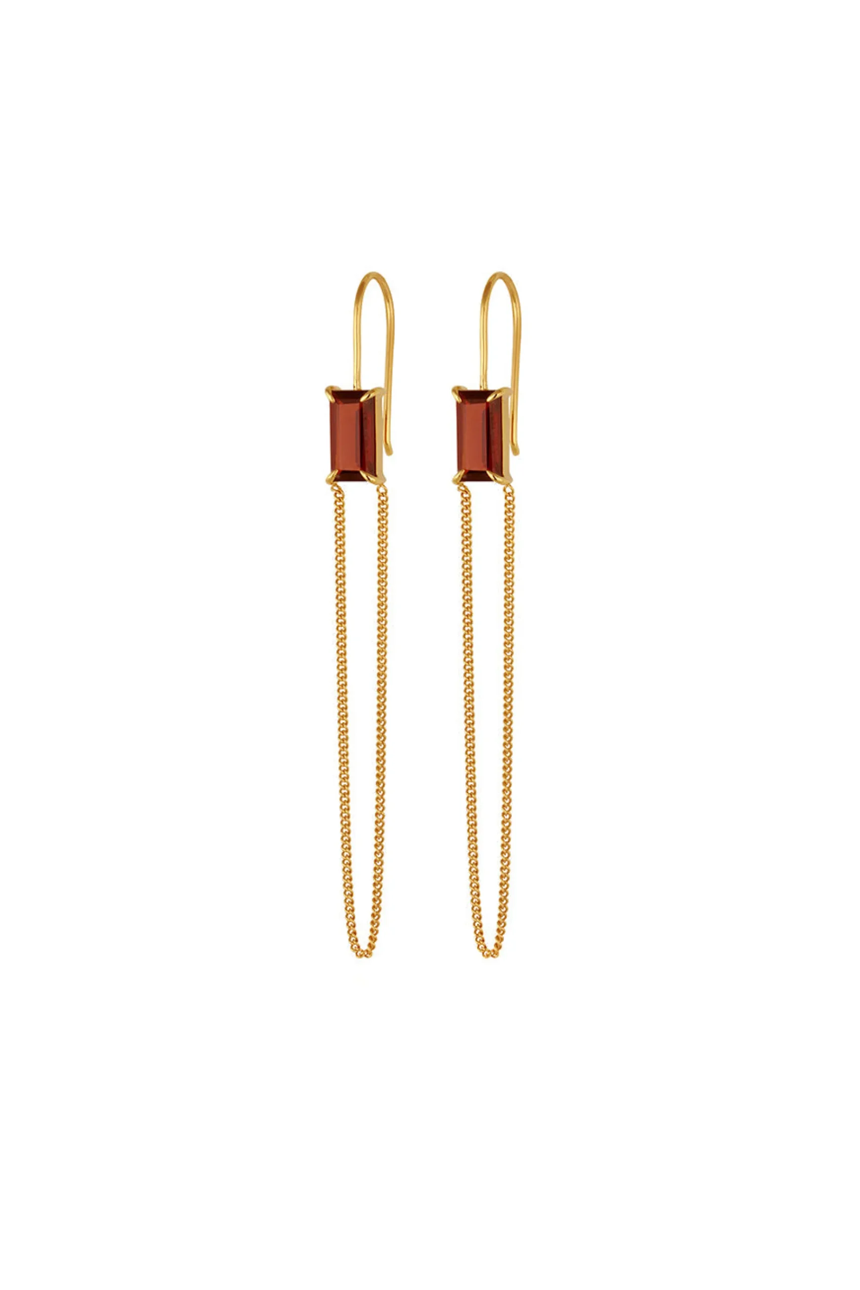 Earrings-HUSK Temple Of The Sun Ember Earring - Gold