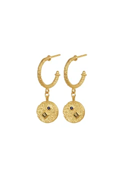 Earrings-HUSK Temple Of The Sun Etna Earring - Gold