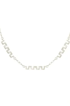 Necklaces-HUSK Temple Of The Sun Larisa Necklace - Silver