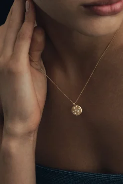 Necklaces-HUSK Temple Of The Sun Nebula Necklace - Gold