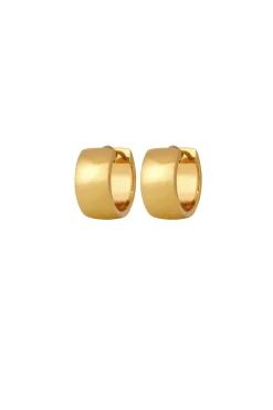 Earrings-HUSK Temple Of The Sun Nyla Hoop - Gold