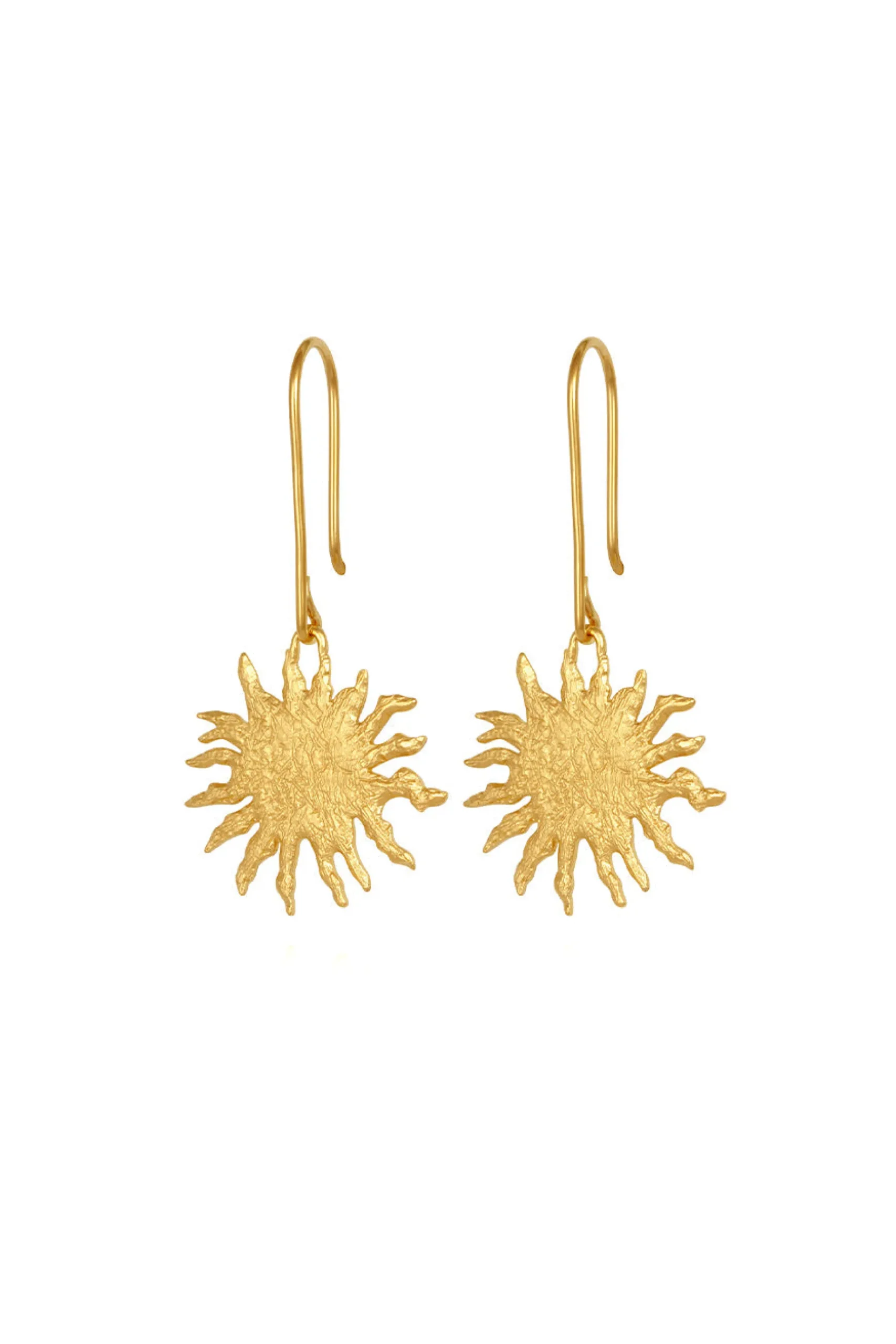 Earrings-HUSK Temple Of The Sun Soleil Earring - Gold