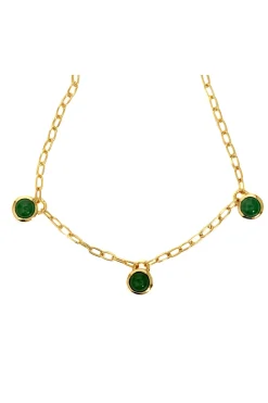Necklaces-HUSK Temple Of The Sun Zada Necklace - Gold