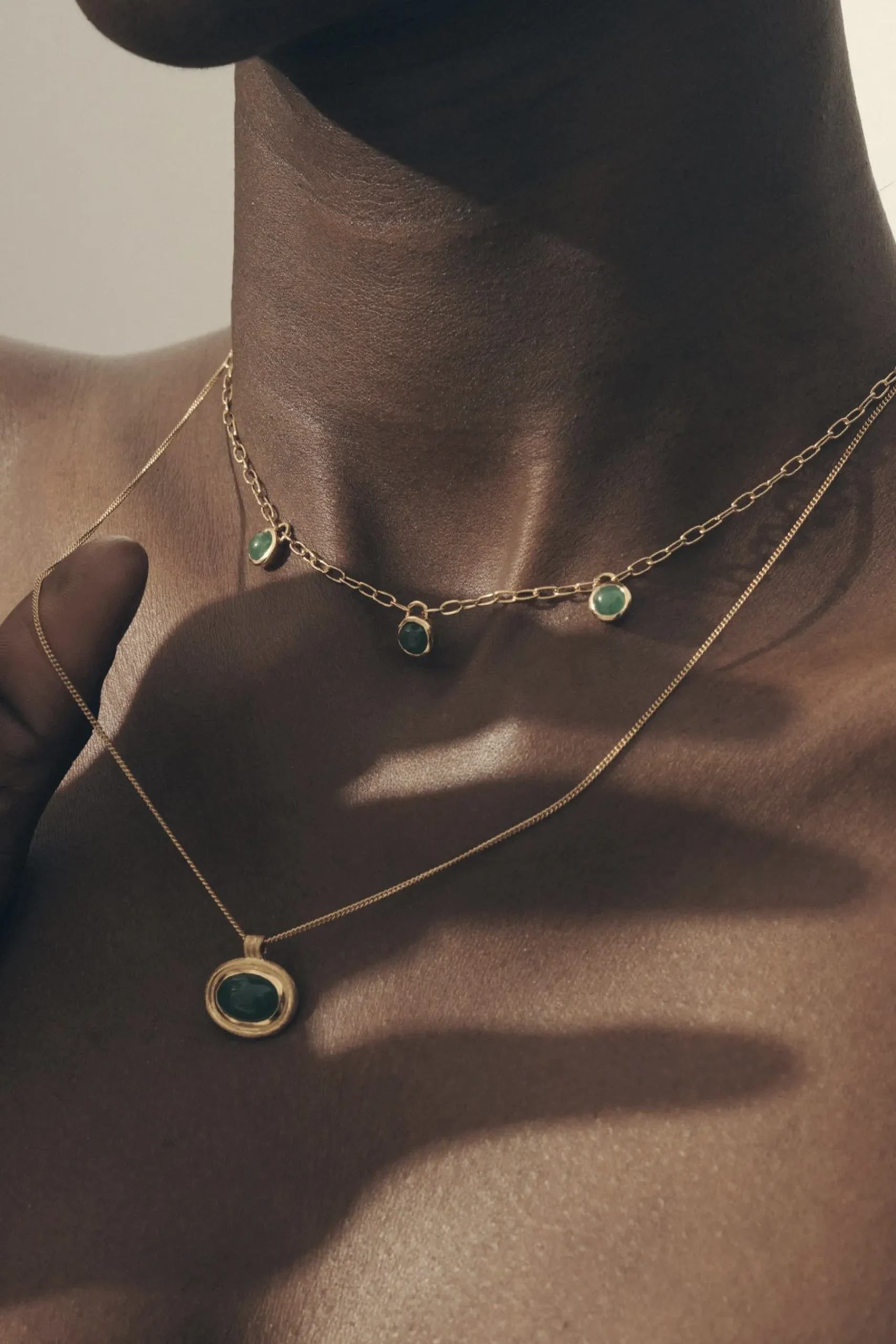 Necklaces-HUSK Temple Of The Sun Zada Necklace - Gold