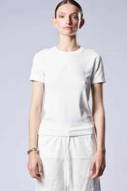 Tops-HUSK Thom Krom Base Tee - White
