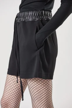 Pants-HUSK Thom Krom Matmix Short - Black