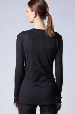 Tops-HUSK Thom Krom Slinky Top - Black