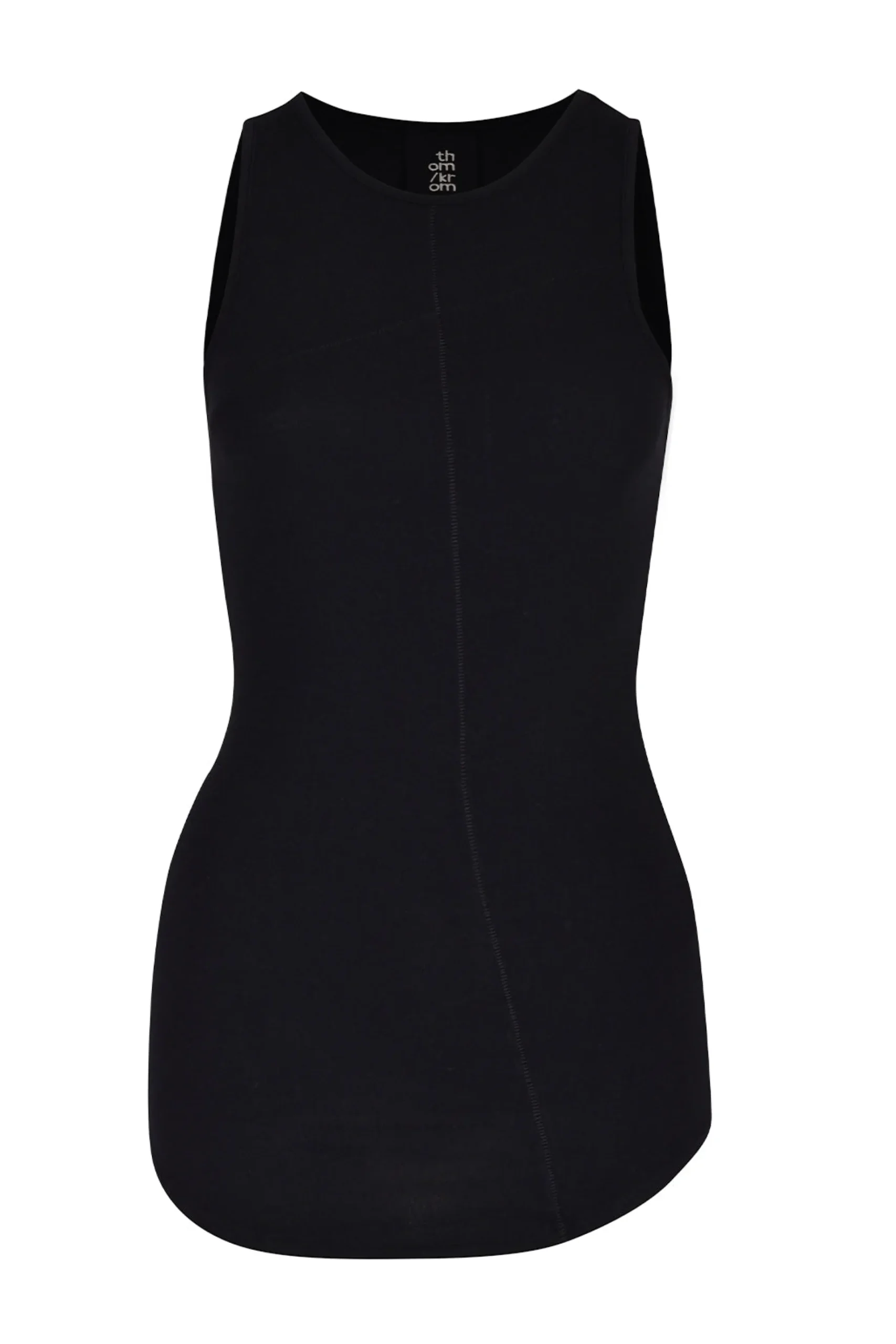 Tops-HUSK Thom Krom Tank Top - Black