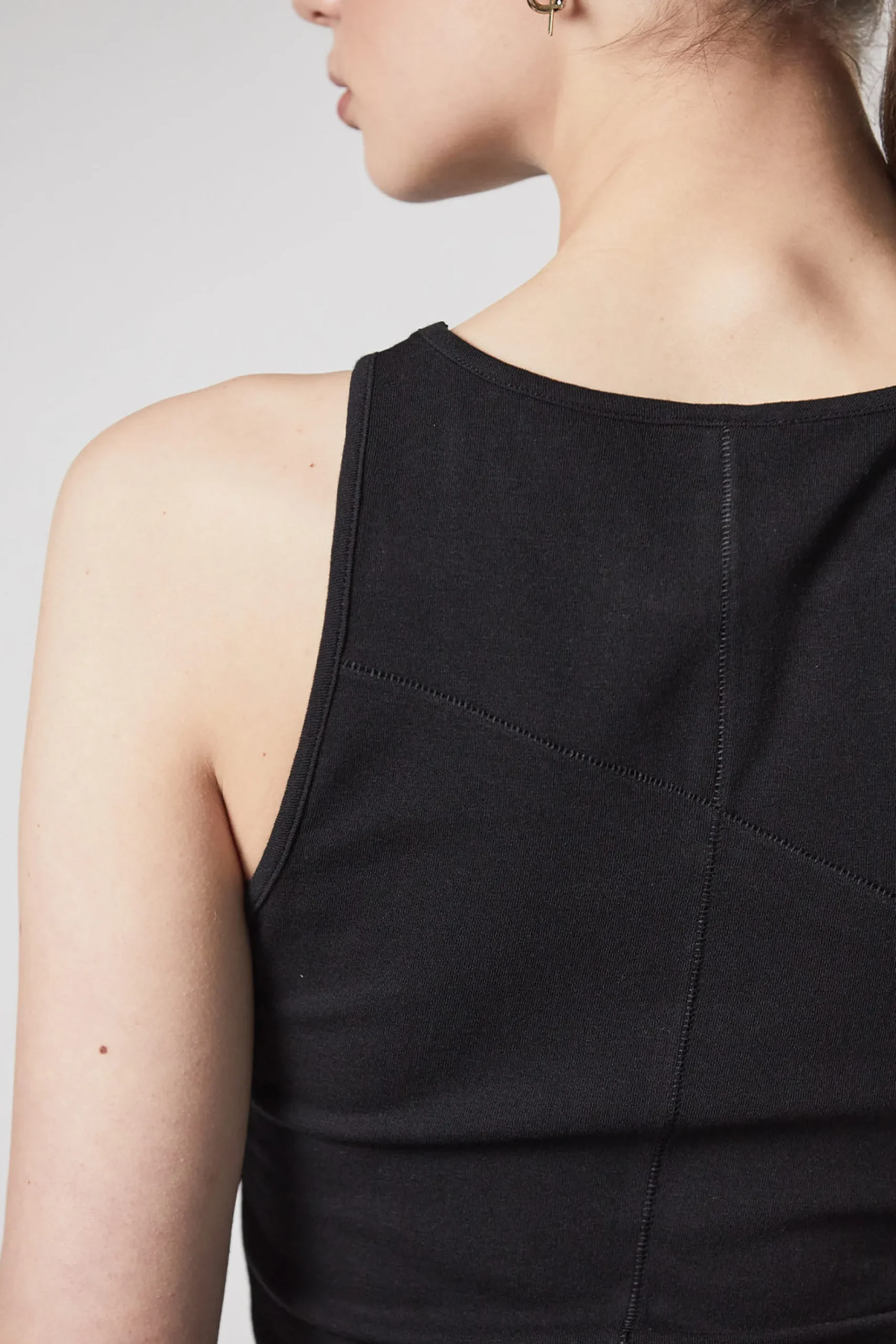Tops-HUSK Thom Krom Tank Top - Black