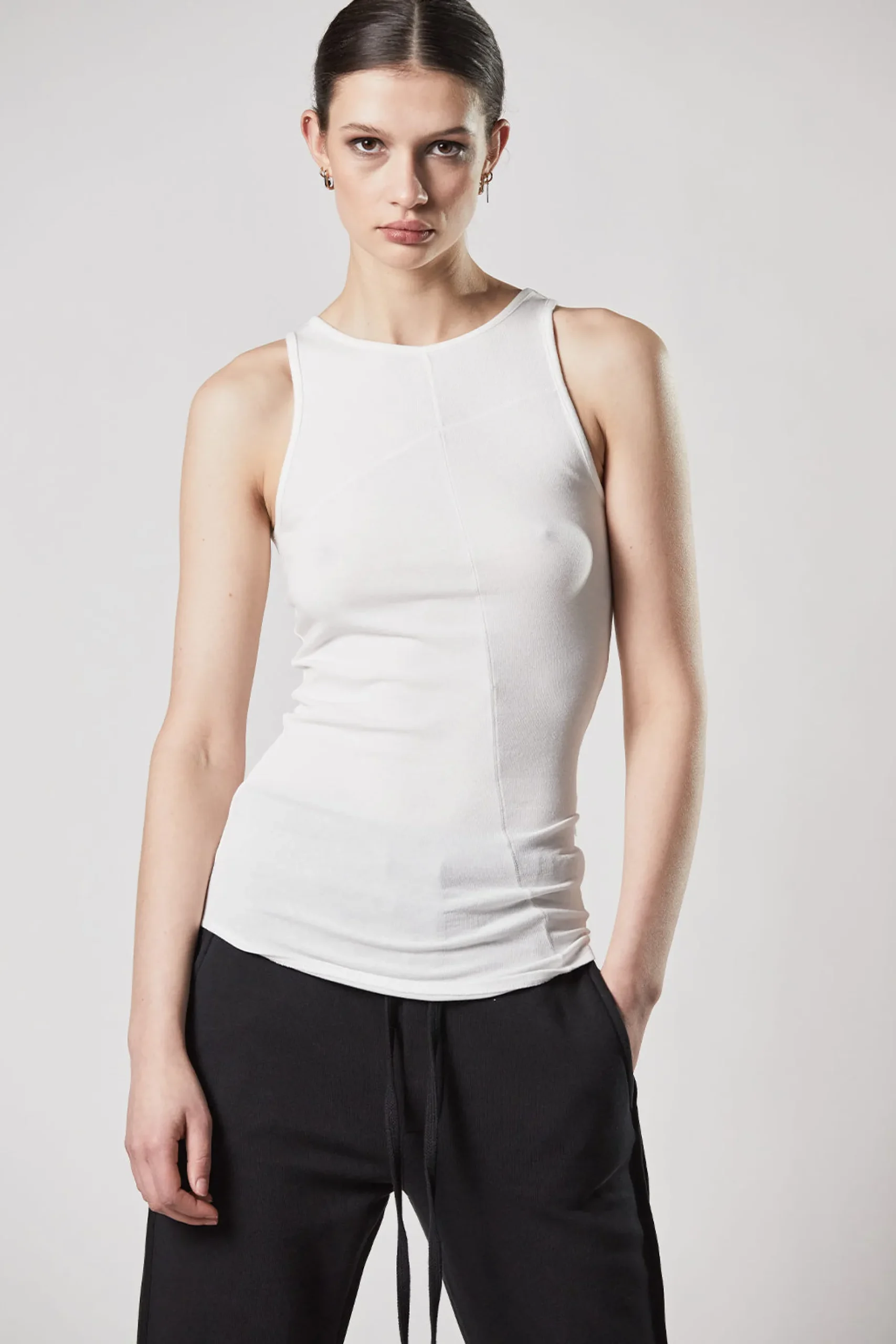 Tees & Tanks-HUSK Thom Krom Tank Top - White