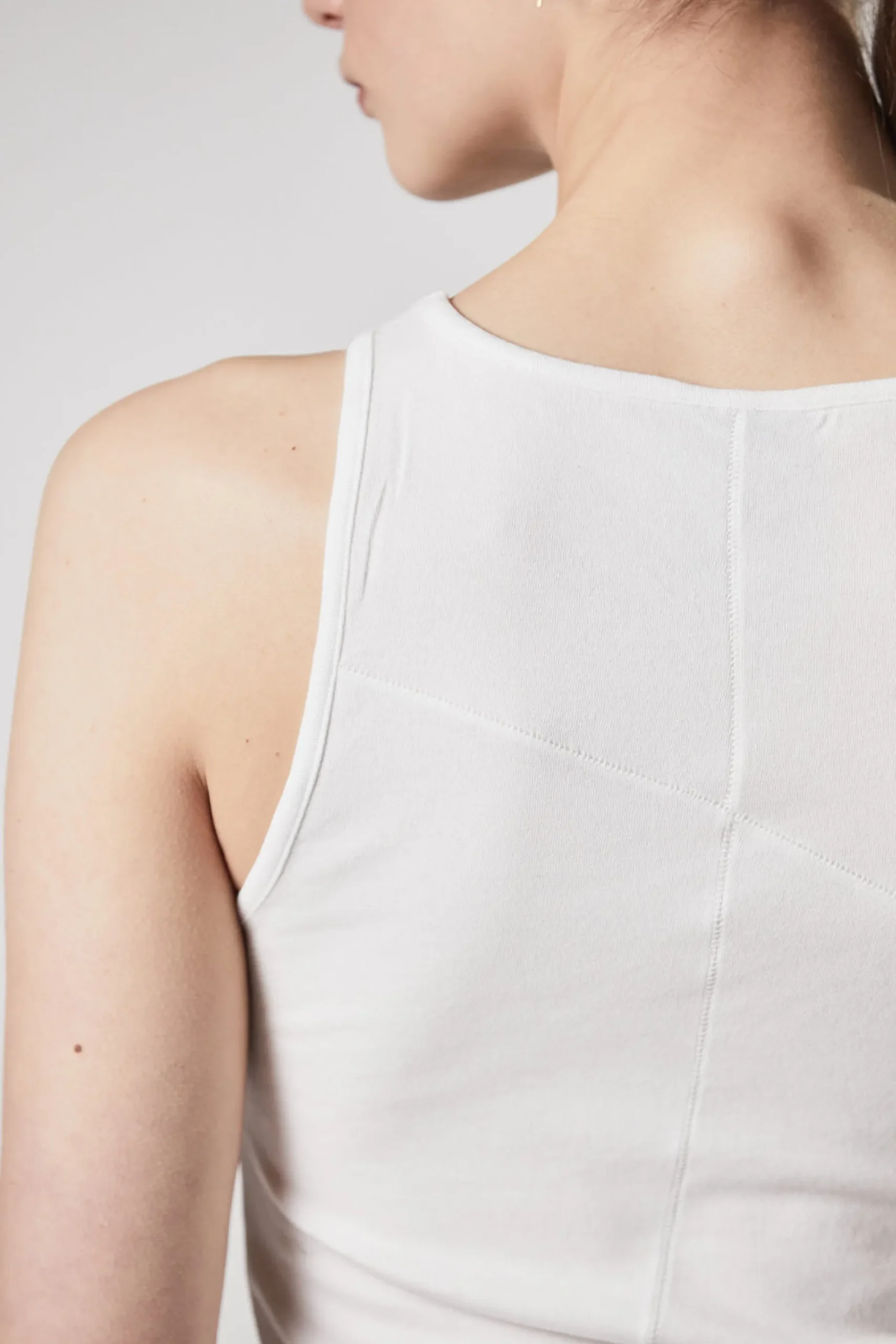 Tees & Tanks-HUSK Thom Krom Tank Top - White