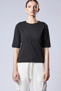 Tops-HUSK Thom Krom Vee Tee - Black