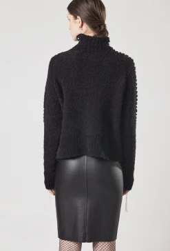 Knitwear-HUSK Thom Krom Venus Knit - Black