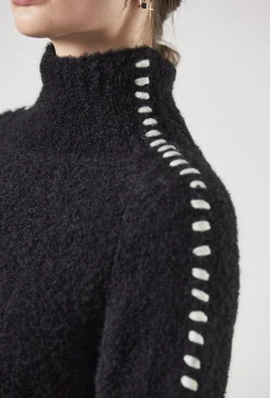Knitwear-HUSK Thom Krom Venus Knit - Black