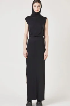 Skirts-HUSK Thom Krom Venus Skirt - Black