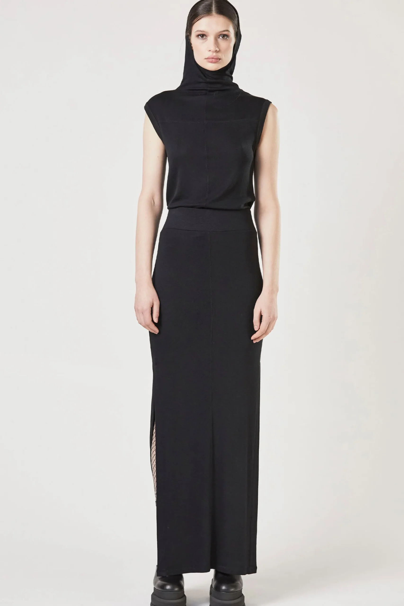 Skirts-HUSK Thom Krom Venus Skirt - Black