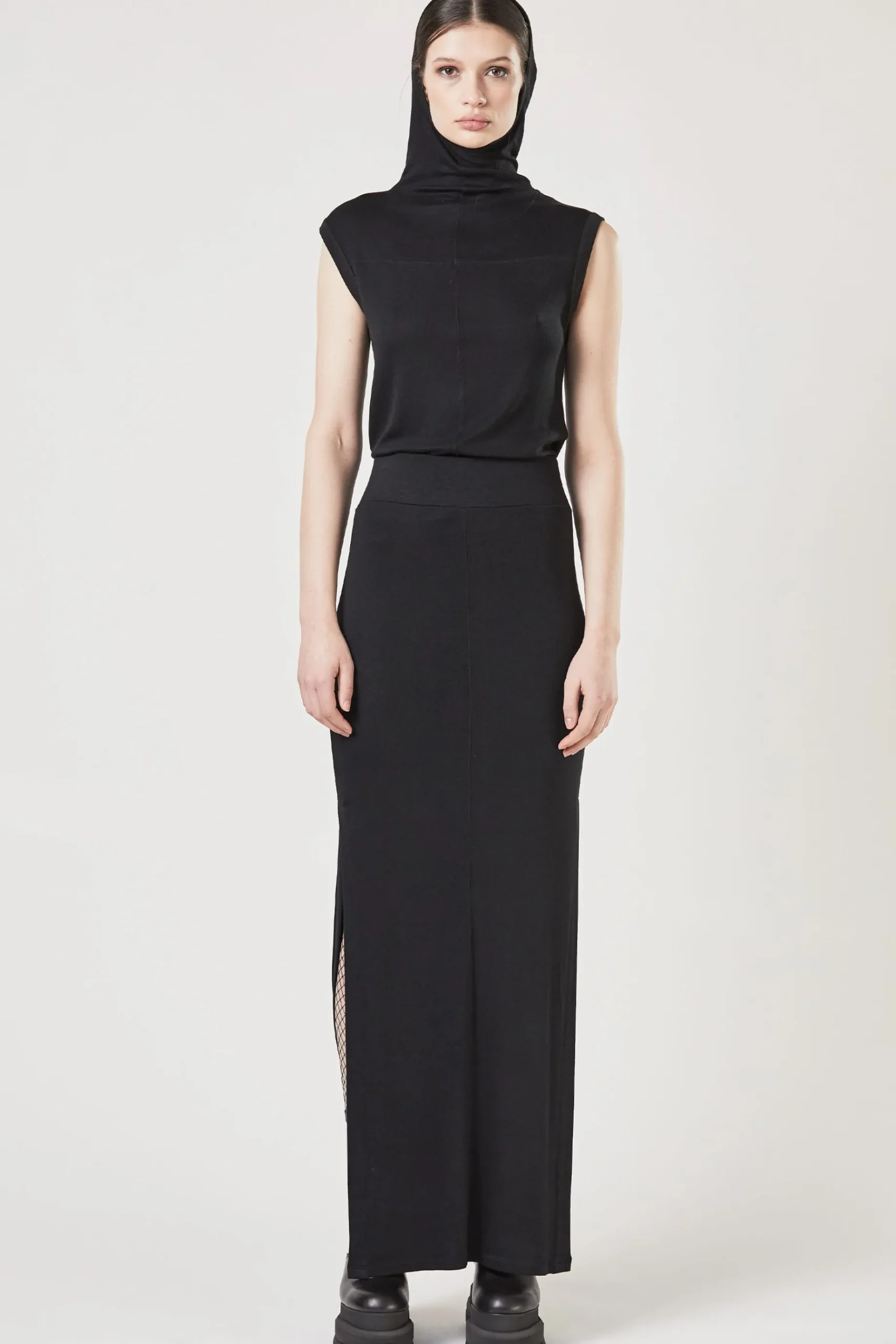 Skirts-HUSK Thom Krom Venus Skirt - Black