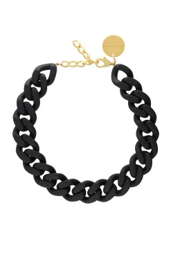 Necklaces-HUSK Vanessa Baroni CHAIN NECKLACE - Black