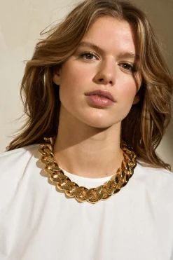Necklaces-HUSK Vanessa Baroni Chain Necklace - Gold