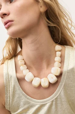 Necklaces-HUSK Vanessa Baroni ORGANIC NECKLAC - Pearl